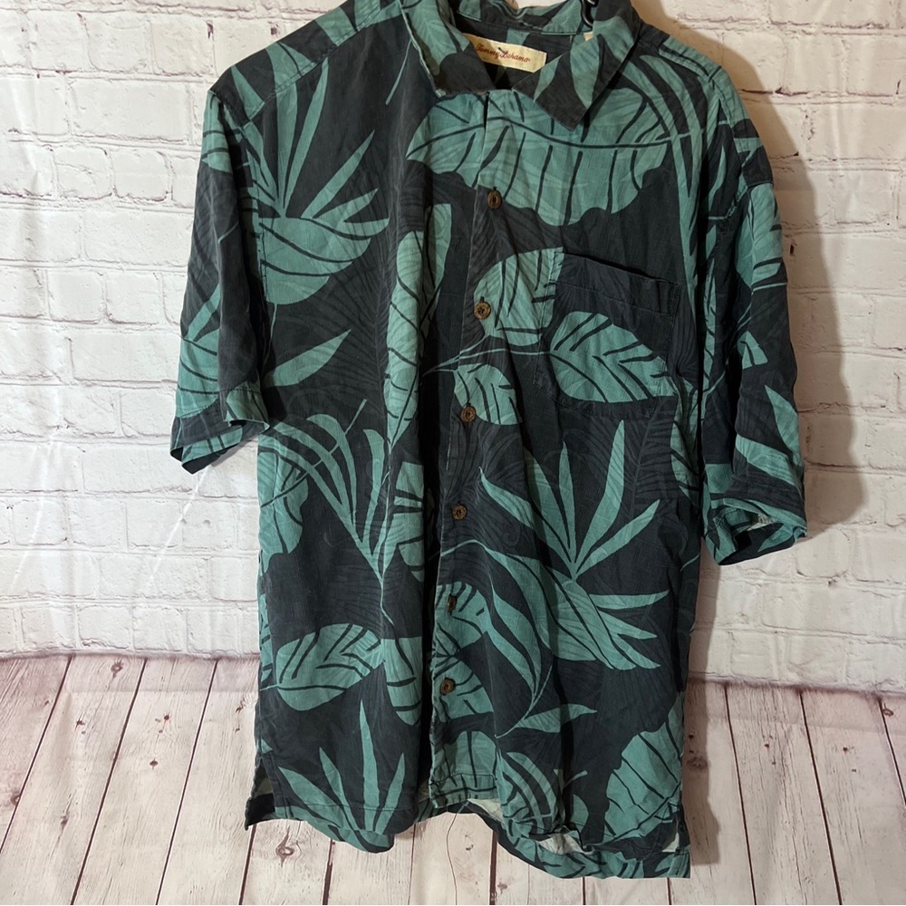 Tommy Bahamas Mens Button Down Shirt Sz L
